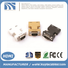 HDMI hembra a VGA mini adaptador de convertidor de cable 1080p HD con cable de audio